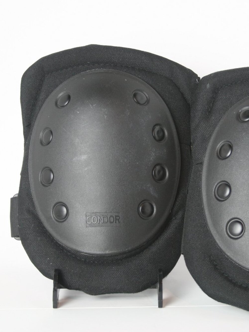 Condor Tactical Knee Pads Black Protective Gear Adjustable Straps One Size Pair
